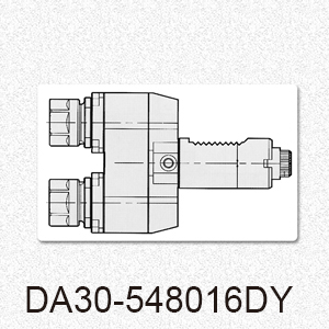 Axial drilling & milling head/