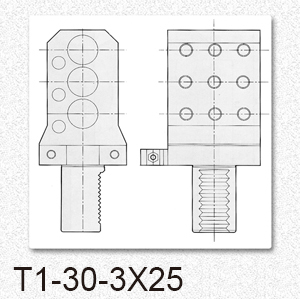 T1-X3軸向外徑刀座/